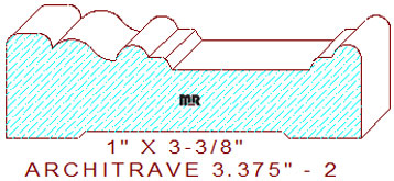 Architrave/Header 3-3/8" - 2