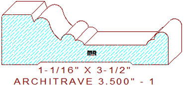 Architrave/Header 3-1/2" - 1