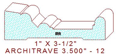 Architrave/Header 3-1/2" - 12