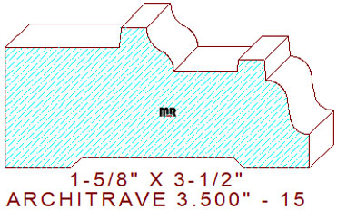 Architrave/Header 3-1/2" - 15 Architrave/Header 3-1/2" - 15