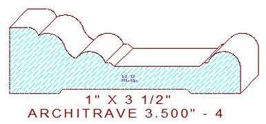 Architrave/Header 3-1/2" - 4