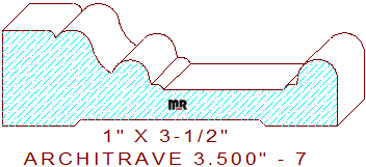 Architrave/Header 3-1/2" - 7 Architrave/Header 3-1/2" - 7