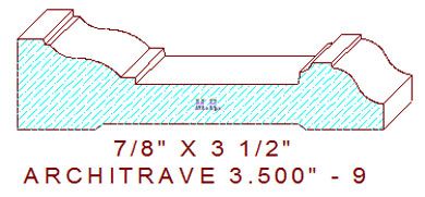 Architrave/Header 3-1/2" - 9