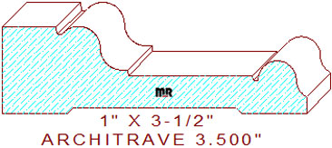 Architrave/Header 3-1/2" Architrave/Header 3-1/2"