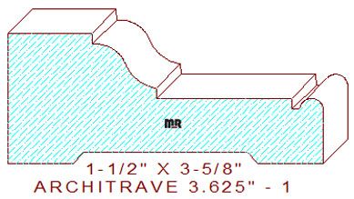 Architrave/Header 3-5/8" - 1 Architrave/Header 3-5/8" - 1