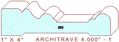 Architrave/Header 4" - 1