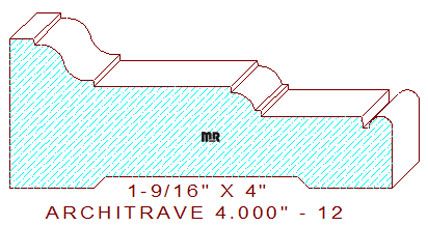 Architrave/Header 4" - 12