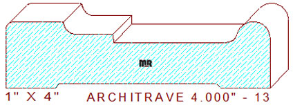 Architrave/Header 4" - 13 Architrave/Header 4" - 13