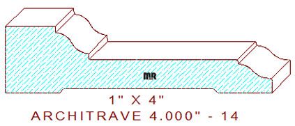 Architrave/Header 4" - 14