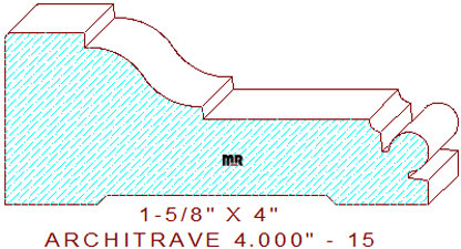 Architrave/Header 4" - 15