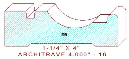 Architrave/Header 4" - 16 Architrave/Header 4" - 16