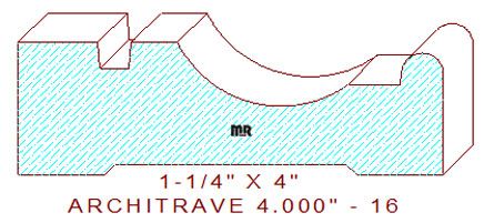 Architrave/Header 4" - 16