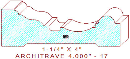 Architrave/Header 4" - 17