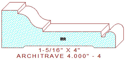 Architrave/Header 4" - 4