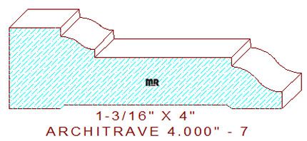 Architrave/Header 4" - 7 Architrave/Header 4" - 7