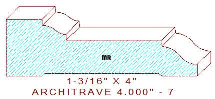 Architrave/Header 4" - 7