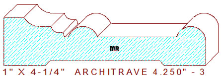 Architrave/Header 4-1/4" - 3