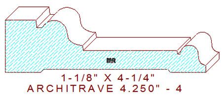 Architrave/Header 4-1/4" - 4