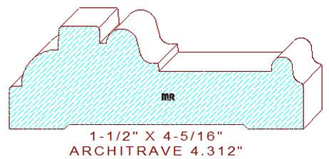 Architrave/Header 4-5/16"