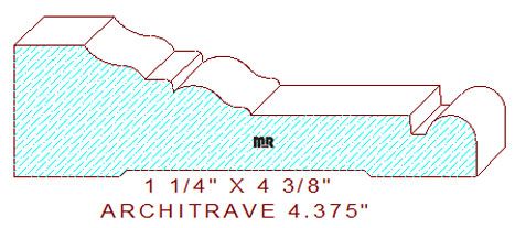 Architrave/Header 4-3/8"