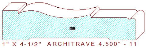 Architrave/Header 4-1/2" - 11 Architrave/Header 4-1/2" - 11