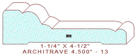 Architrave/Header 4-1/2" - 13 Architrave/Header 4-1/2" - 13