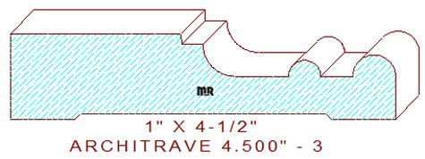 Architrave/Header 4-1/2" - 3