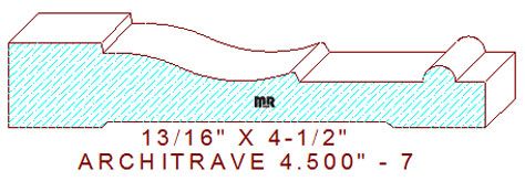 Architrave/Header 4-1/2" - 7 Architrave/Header 4-1/2" - 7