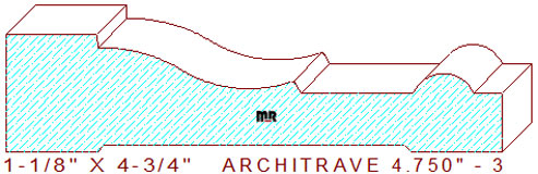 Architrave/Header 4-3/4" - 3