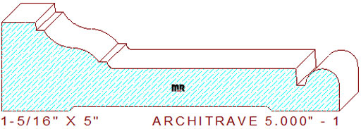 Architrave/Header 5" - 1