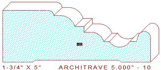 Architrave/Header 5" - 10