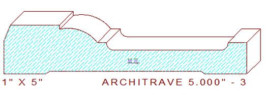 Architrave/Header 5" - 3 Architrave/Header 5" - 3