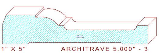 Architrave/Header 5" - 3