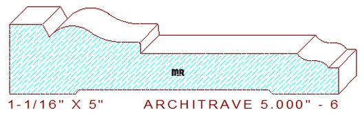 Architrave/Header 5" - 6