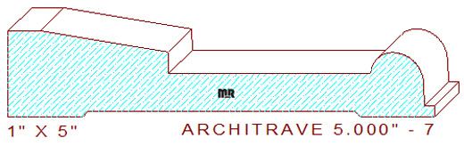 Architrave/Header 5" - 7