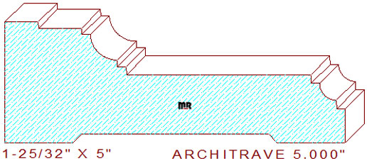 Architrave/Header 5"