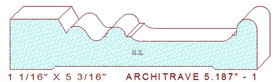 Architrave/Header 5-3/16" - 1 