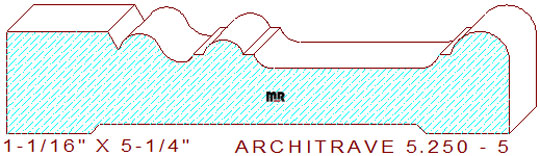 Architrave/Header 5-1/4" - 5