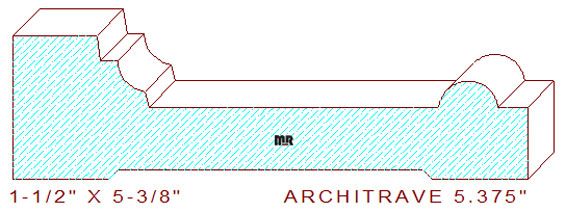 Architrave/Header 5-3/8" Architrave/Header 5-3/8"
