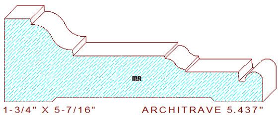 Architrave/Header 5-7/16" Architrave/Header 5-7/16"