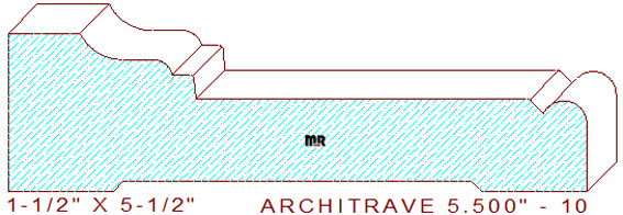Architrave/Header 5-1/2" - 10 Architrave/Header 5-1/2" - 10