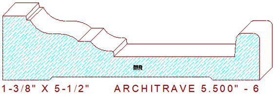 Architrave/Header 5-1/2" - 6 Architrave/Header 5-1/2" - 6