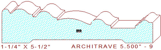 Architrave/Header 5-1/2" - 9 Architrave/Header 5-1/2" - 9