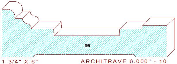 Architrave/Header 6" - 10 Architrave/Header 6" - 10