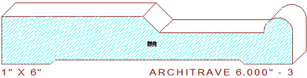 Architrave/Header 6" - 3