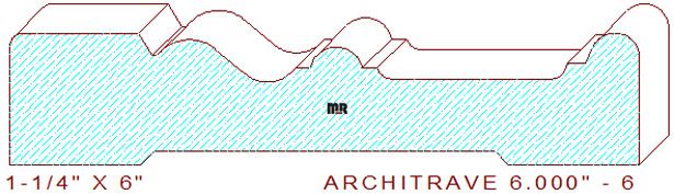 Architrave/Header 6" - 6