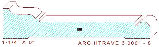 Architrave/Header 6" - 8