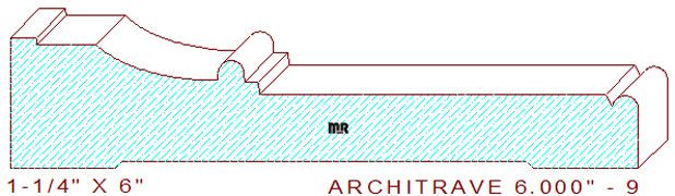 Architrave/Header 6" - 9 Architrave/Header 6" - 9