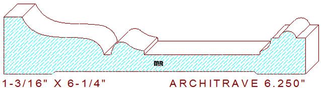 Architrave/Header 6-1/4" Architrave/Header 6-1/4"
