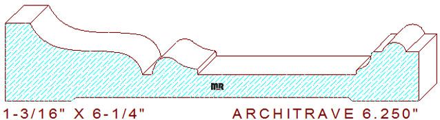 Architrave/Header 6-1/4" 